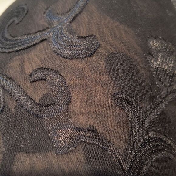 Woman Within 1X Black Lace Nightie Intimate Sleepwear - Picture 2 of 3